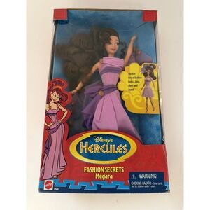 1996 Mattel Disney's Hercules Fashion Secrets Megara 17149 Box Damage